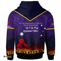 australia melbourne anzac custom hoodie keeping the spirit alive hoodie