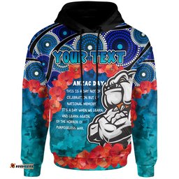 australia canterbury bankstown anzac custom hoodie aussie anzac bulldog hoodie