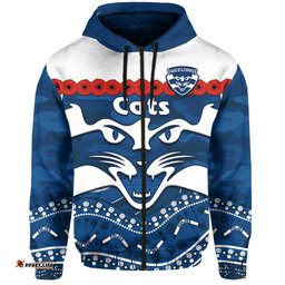 custom text and number cats football anzac hoodie geelong camouflage poppy mix aboriginal