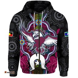 sea eagles rugby naidoc week zip up and pullover hoodie indigenous