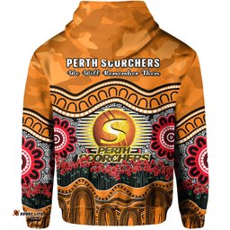 perth scorchers cricket anzac hoodie poppy aboriginal camouflage