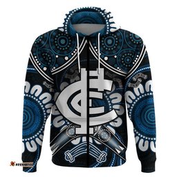 blues football zip up and pullover hoodie boomerang indigenous dots