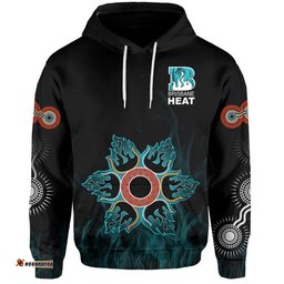 custom personalised and number brisbane heat hoodie twenty20 cricket replica jersey