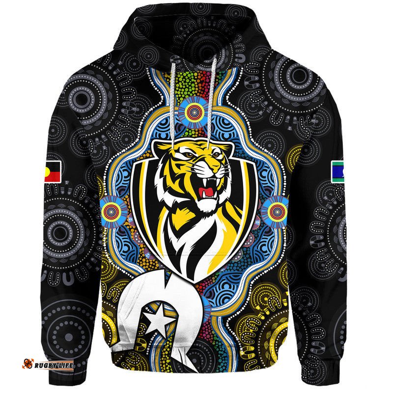 richmond tigers football naidoc week zip up and pullover hoodie indigenous