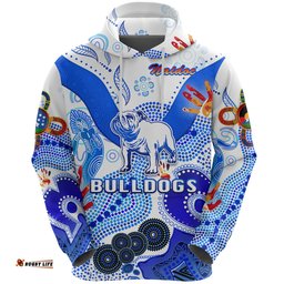 canterbury bankstown bulldogs hoodie naidoc heal country heal our nation white