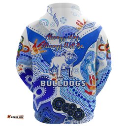 canterbury bankstown bulldogs hoodie naidoc heal country heal our nation white