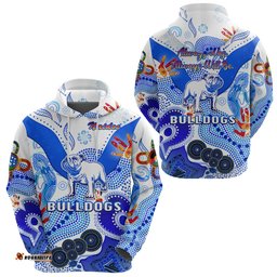 canterbury bankstown bulldogs hoodie naidoc heal country heal our nation white