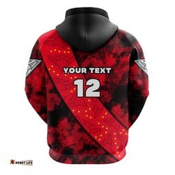 Custom Personalised Bombers NAIDOC Week Hoodie Essendon Aboriginal Special Version