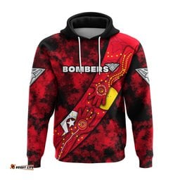 Custom Personalised Bombers NAIDOC Week Hoodie Essendon Aboriginal Special Version
