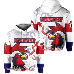 Custom Personalised Roosters Hoodie Indigenous Style No.2
