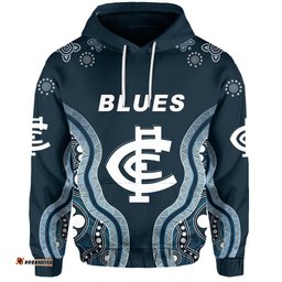 Go Blues Hoodie Simple Indigenous