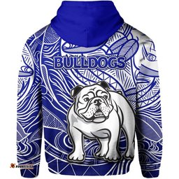 bulldogs all over hoodie tribal style