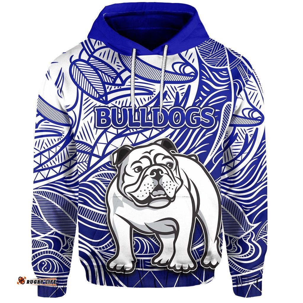 bulldogs all over hoodie tribal style