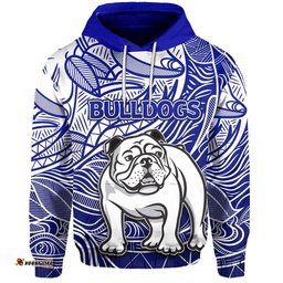 bulldogs all over hoodie tribal style