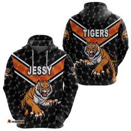 Jessy Wests Tigers Hoodie Original Style Black