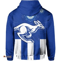 roos football north melbourne hoodie simple indigenous
