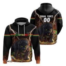 custom personalised panthers hoodie special style