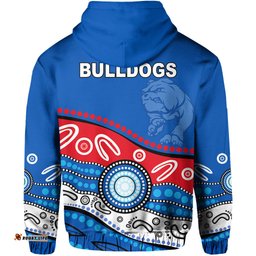 bulldogs indigenous hoodie western