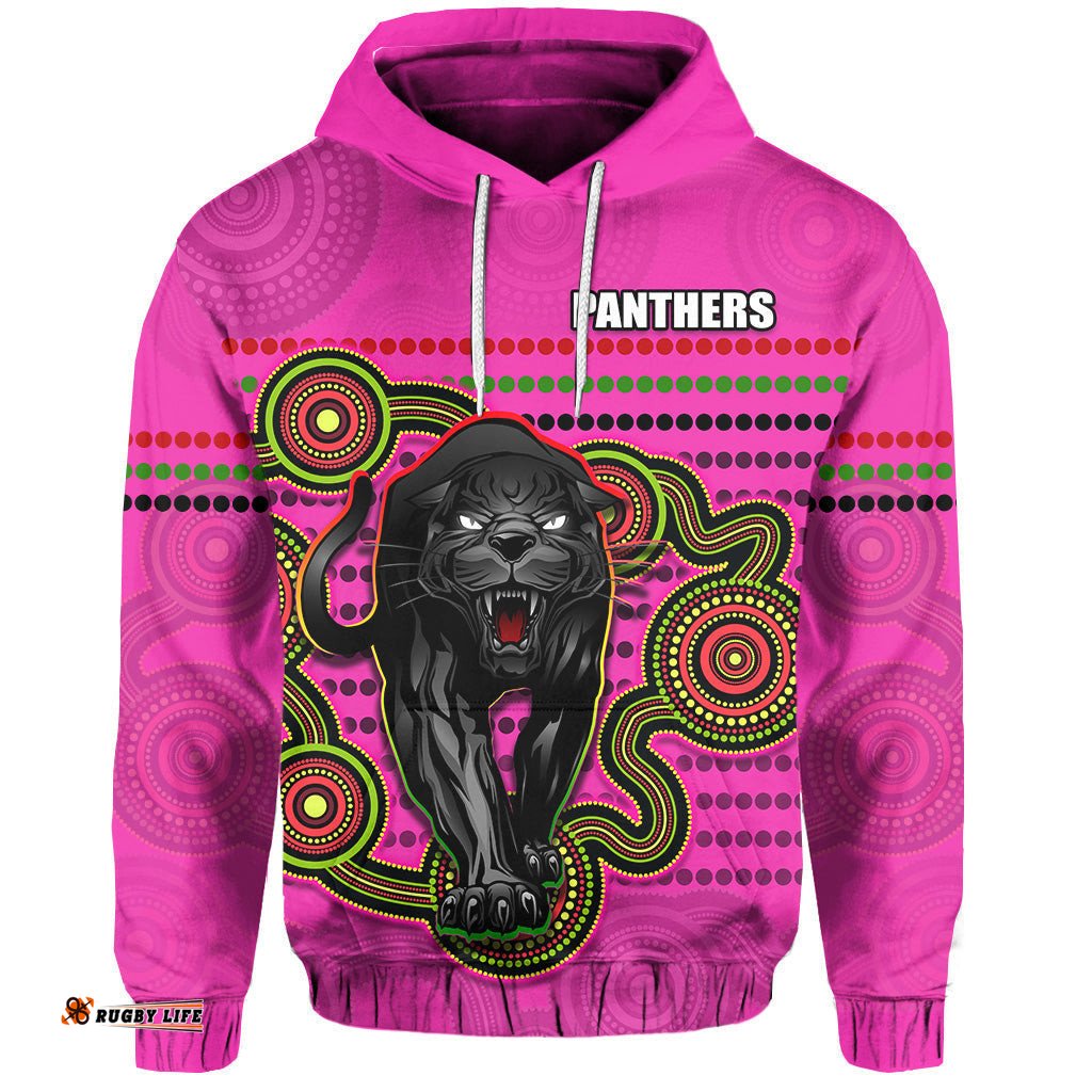 panthers indigenous hoodie version pink alternate