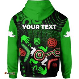 custom personalised south sydney rabbitohs indigenous hoodie no2