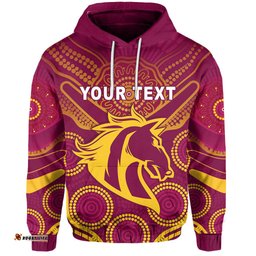 custom personalised broncos indigenous hoodie