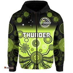 custom text and number thunder hoodie sydney gradient aboriginal art