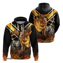 Wests Tigers Hoodie Version Aboriginal Tiger 3D