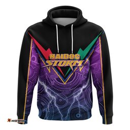 custom personalised melbourne storm naidoc week hoodie aboriginal sport style