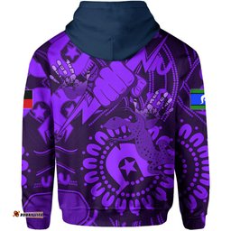 NAIDOC Melbourne Storm Hoodie NAIDOC Patterns