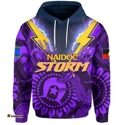 NAIDOC Melbourne Storm Hoodie NAIDOC Patterns