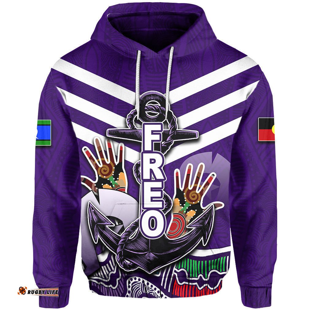Custom Personalised NAIDOC Fremantle Hoodie Freo Torres Strait Islanders