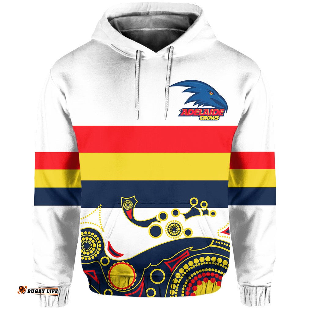 custom personalisedadelaide crows hoodie aboriginal simple style