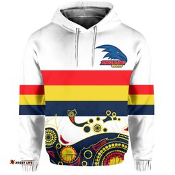 custom personalisedadelaide crows hoodie aboriginal simple style