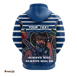 Custom Personalised Geelong NAIDOC Week Hoodie Cats Aboriginal Version Special