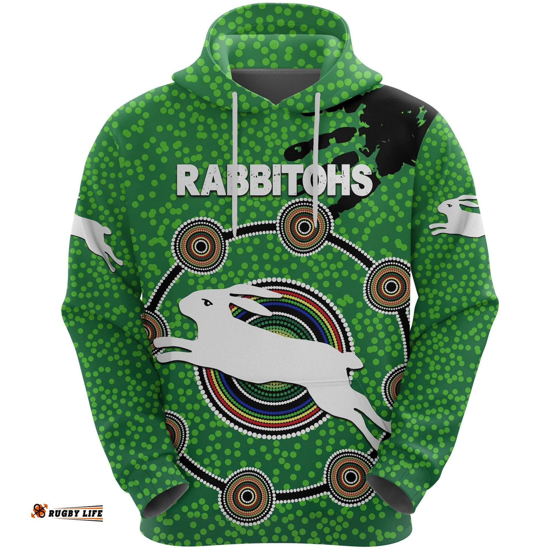 naidoc rabbitohs hoodie aboriginal vibes no1