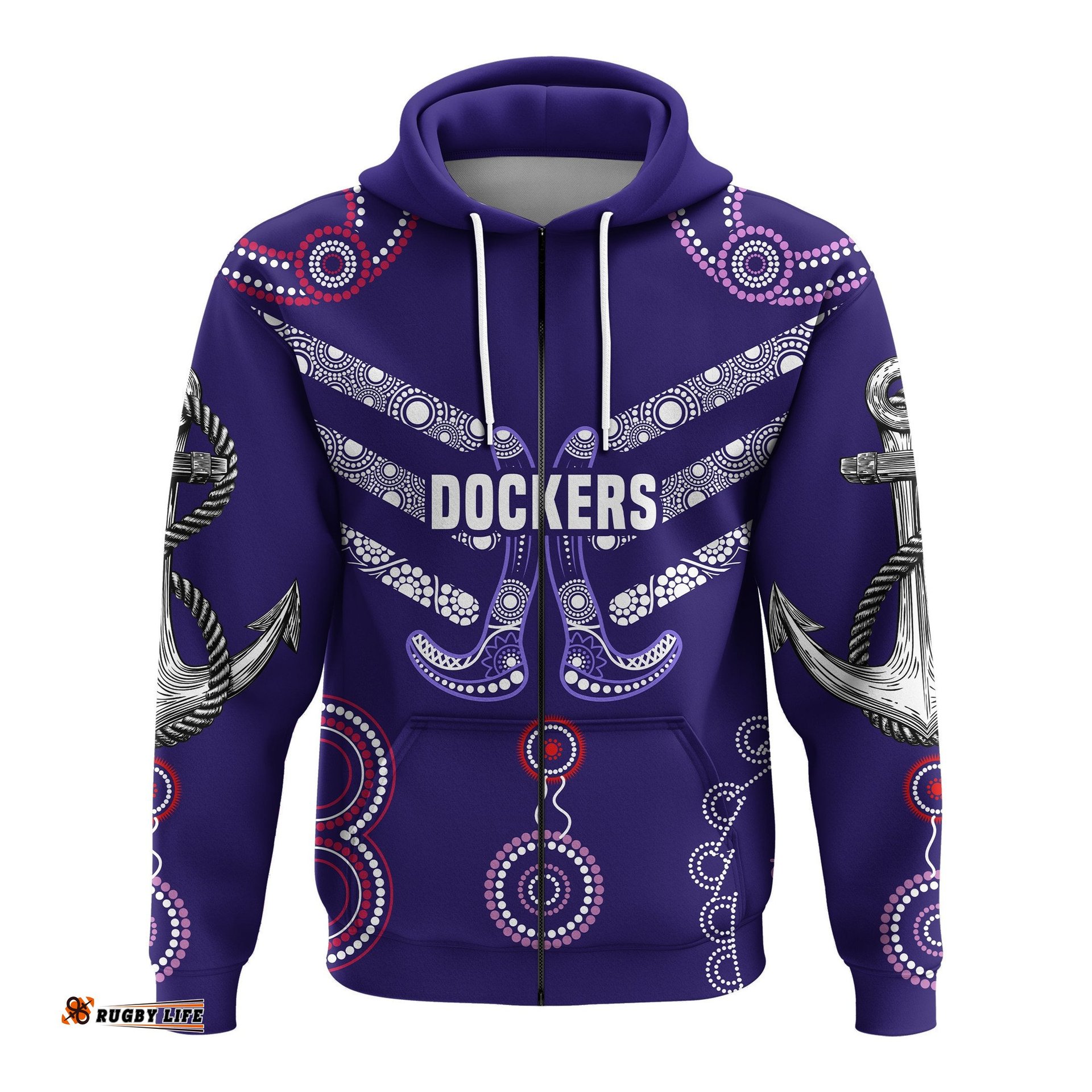 Custom Personalised Freo Hoodie Aboriginal Simple Style