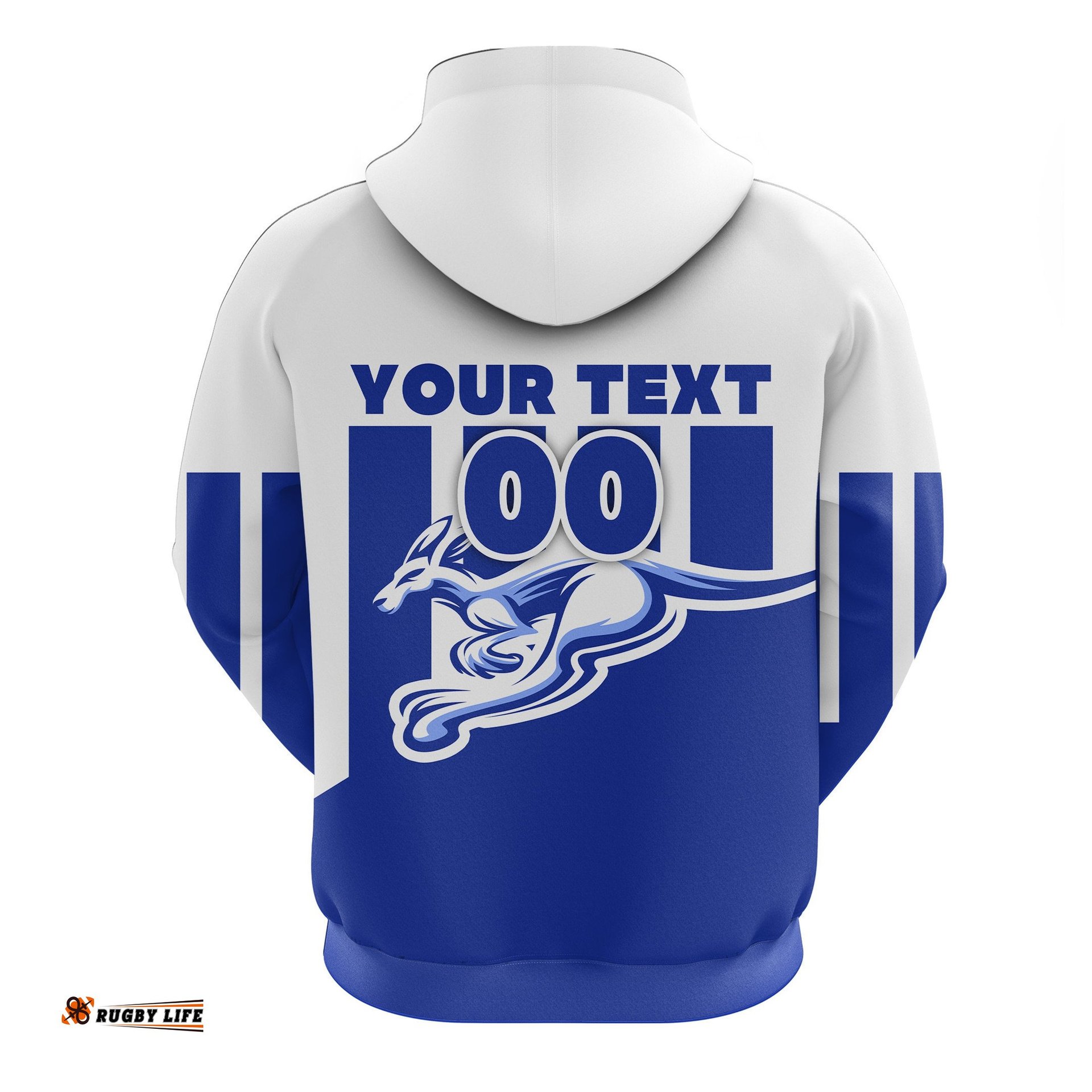 custom personalised melbourne hoodie north kangaroos sport style