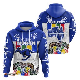 Custom Personalised Melbourne Hoodie North NAIDOC Week Kangaroos Special Style