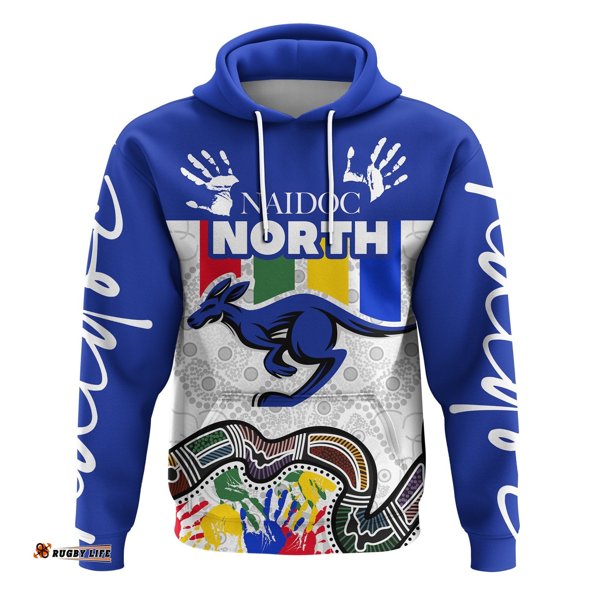 Custom Personalised Melbourne Hoodie North NAIDOC Week Kangaroos Special Style