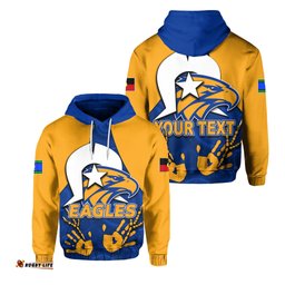 custom personalisednaidoc west coast eagles hoodie aboriginal patterns