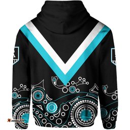 port adelaide hoodie power aboriginal simple