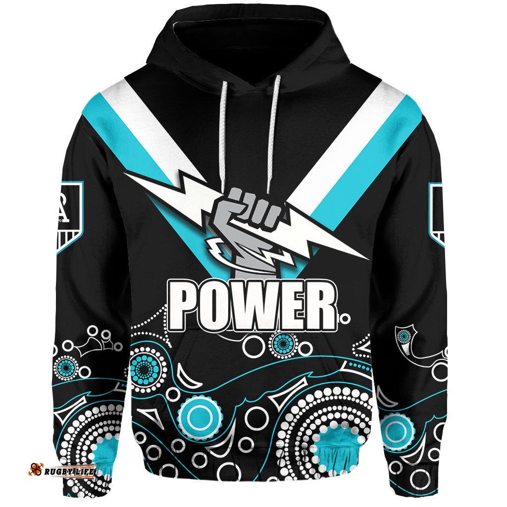 port adelaide hoodie power aboriginal simple