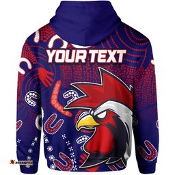 Custom Personalised Roosters Hoodie Indigenous No.1