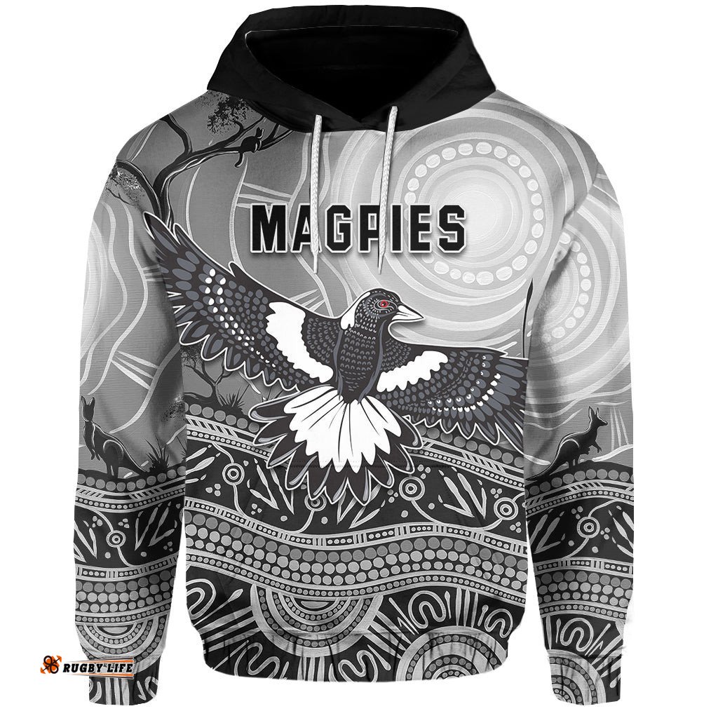 Custom Personalised Magpies Lovers Hoodie New Life
