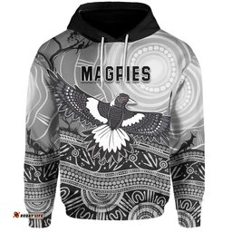 Custom Personalised Magpies Lovers Hoodie New Life