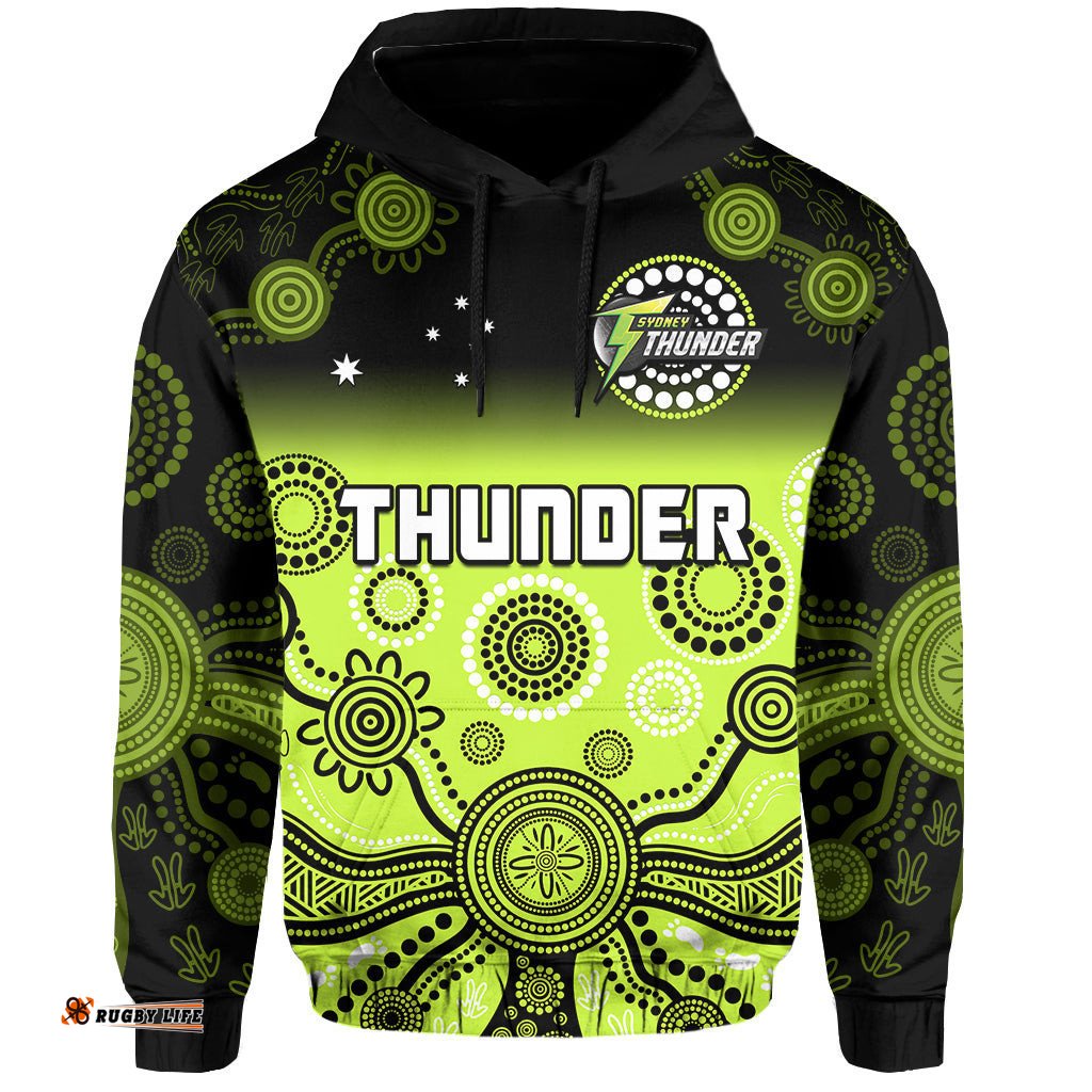 thunder hoodie sydney gradient aboriginal art