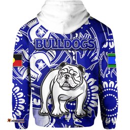 naidoc bulldogs all over hoodie naidoc patterns