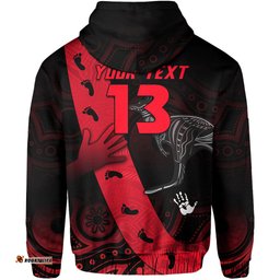 custom personalised bombers indigenous hoodie custom text and number