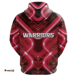 new zealand warriors rugby hoodie original style red
