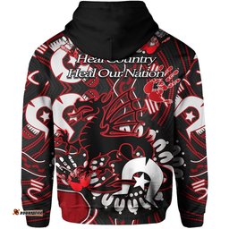 NAIDOC St. George Illawarra Dragons Hoodie NAIDOC Patterns Black Style